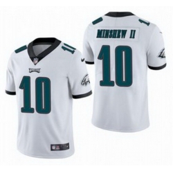 Men Philadelphia Eagles 10 Gardner Minshew II White Vapor Untouchable Limited Stitched Jersey