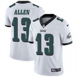 Men Philadelphia Eagles 13 Devon Allen White Vapor Untouchable Limited Stitched Jersey