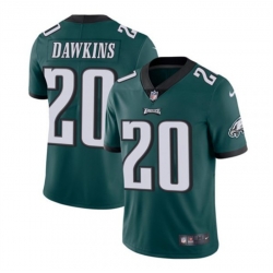 Men Philadelphia Eagles 20 Brian Dawkins Green Vapor Untouchable Limited Stitched Jersey