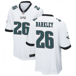 Men Philadelphia Eagles 26 SAQUON BARKLEY white Vapor Untouchable Limited Stitched Football Jersey