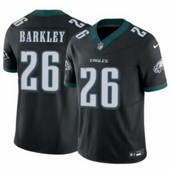 Men Philadelphia Eagles Saquon Barkley #26 Black F U S E Limited Stitched Football Jersey