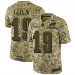 Mens Nike Philadelphia Eagles 19 Golden Tate III Limited Camo 2018 Salute to Service NFL Jerse