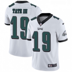 Mens Nike Philadelphia Eagles 19 Golden Tate III White Vapor Untouchable Limited Player NFL Jersey