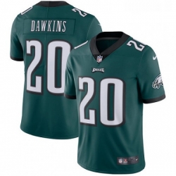 Mens Nike Philadelphia Eagles 20 Brian Dawkins Midnight Green Team Color Vapor Untouchable Limited Player NFL Jersey