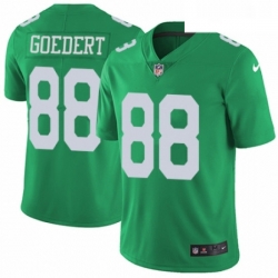 Mens Nike Philadelphia Eagles 88 Dallas Goedert Limited Green Rush Vapor Untouchable NFL Jersey