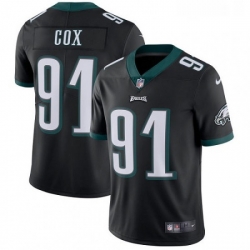 Mens Nike Philadelphia Eagles 91 Fletcher Cox Black Alternate Vapor Untouchable Limited Player NFL Jersey