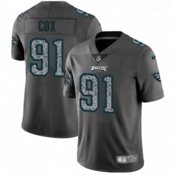 Mens Nike Philadelphia Eagles 91 Fletcher Cox Gray Static Vapor Untouchable Limited NFL Jersey