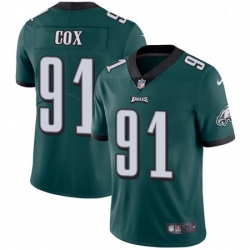 Mens Nike Philadelphia Eagles 91 Fletcher Cox Midnight Green Team Color Vapor Untouchable Limited Player NFL Jersey