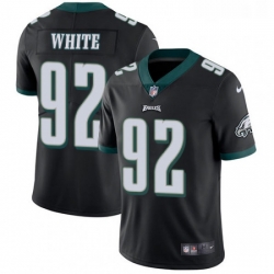 Mens Nike Philadelphia Eagles 92 Reggie White Black Alternate Vapor Untouchable Limited Player NFL Jersey