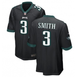 Men's Philadelphia Eagles Nolan Smith #3 Black Vapor Limited Stitched NFL Jersey