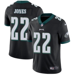 Nike Eagles #22 Sidney Jones Black Alternate Mens Stitched NFL Vapor Untouchable Limited Jersey