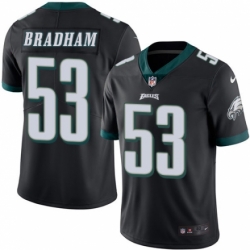 Nike Eagles #53 Nigel Bradham Black Vapor Untouchable Player Limited Jersey