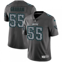 Nike Eagles #55 Brandon Graham Gray Static Mens NFL Vapor Untouchable Game Jersey