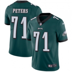 Nike Eagles #71 Jason Peters Midnight Green Team Color Mens Stitched NFL Vapor Untouchable Limited Jersey