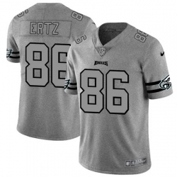 Nike Eagles 86 Zach Ertz 2019 Gray Gridiron Gray Vapor Untouchable Limited Jersey