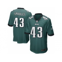 Nike Philadelphia Eagles 43 Darren Sproles Green Game NFL Jersey