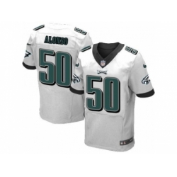 Nike Philadelphia Eagles 50 Kiko Alonso white Elite NFL Jersey