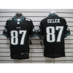 Nike Philadelphia Eagles 87 Brent Celek black Elite NFL Jersey