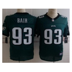 Nike Philadelphia Eagles 93 Brandon Bair Green Elite NFL Jersey