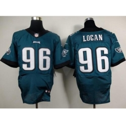 Nike Philadelphia Eagles 96 Bennie Logan Green Elite NFL Jersey