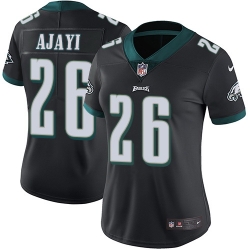 Nike Eagles #26 Jay Ajayi Black Alternate Womens Stitched NFL Vapor Untouchable Limited Jersey