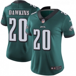 Womens Nike Philadelphia Eagles 20 Brian Dawkins Midnight Green Team Color Vapor Untouchable Limited Player NFL Jersey