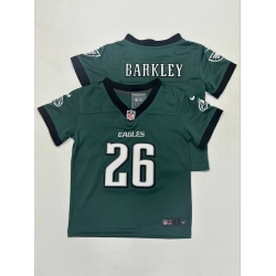 Toddlers Philadelphia Eagles 26 Saquon Barkley Green Vapor Untouchable Limited Football Stitched Jersey