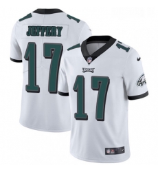 Youth Nike Philadelphia Eagles 17 Alshon Jeffery White Vapor Untouchable Limited Player NFL Jersey