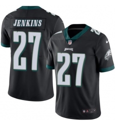 Youth Philadelphia Eagles  2327 Malcolm Jenkins Black Vapor Untouchable Limited Stitched Football Jersey