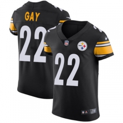 Men Nike Steelers #22 William Gay Black Team Color Stitched NFL Vapor Untouchable Elite Jersey