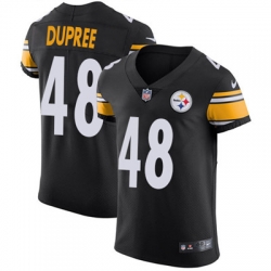 Men Nike Steelers #48 Bud Dupree Black Team Color Stitched NFL Vapor Untouchable Elite Jersey