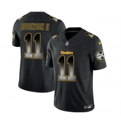 Men Pittsburgh Steelers 11 Allen Robinson II Black 2023 F U S E  Smoke Vapor Untouchable Limited Stitched Jersey