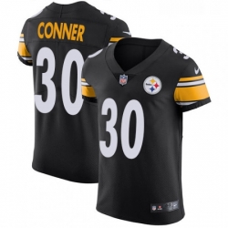 Mens Nike Pittsburgh Steelers 30 James Conner Black Team Color Vapor Untouchable Elite Player NFL Jersey