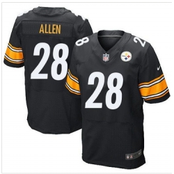 Nike Pittsburgh Steelers #28 Cortez Allen Black Team Color Men 27s Stitched NFL Elite Jersey