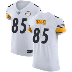 Nike Pittsburgh Steelers 85 Eric Ebron White Men Stitched NFL New Elite Jersey