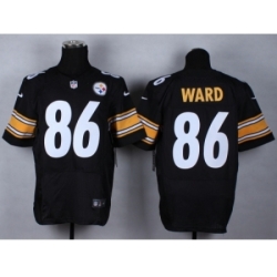 Nike Pittsburgh Steelers 86 Hines Ward black Elite NFL Jersey