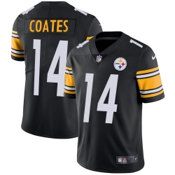 Nike Steelers #14 Sammie Coates Black Team Color Mens Stitched NFL Vapor Untouchable Limited Jersey