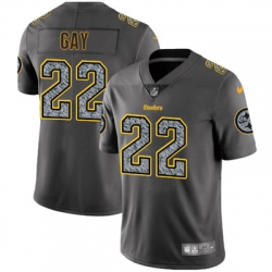 Nike Steelers #22 William Gay Gray Static Mens NFL Vapor Untouchable Game Jersey