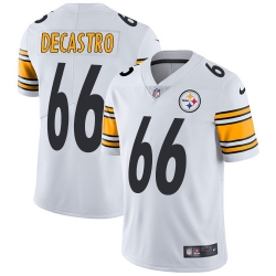 Nike Steelers #66 David DeCastro White Mens Stitched NFL Vapor Untouchable Limited Jersey