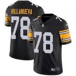 Nike Steelers 78 Alejandro Villanueva Black Alternate Vapor Untouchable Limited Jersey