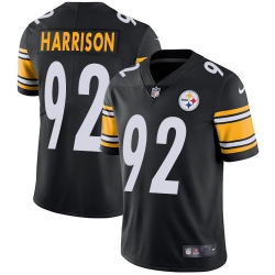 Nike Steelers #92 James Harrison Black Team Color Mens Stitched NFL Vapor Untouchable Limited Jersey