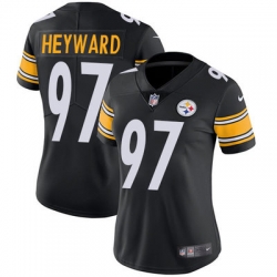 Nike Steelers #97 Cameron Heyward Black Team Color Womens Stitched NFL Vapor Untouchable Limited Jersey