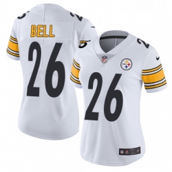 Womens Nike Pittsburgh Steelers 26 LeVeon Bell Elite White NFL Jersey