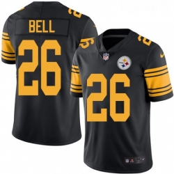 Youth Nike Pittsburgh Steelers 26 LeVeon Bell Limited Black Rush Vapor Untouchable NFL Jersey