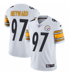 Youth Nike Steelers #97 Cameron Heyward White Stitched NFL Limited Rush Jersey