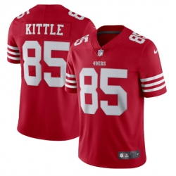 Men San Francisco 49ers 85 George Kittle 2022 New Scarlet Vapor Untouchable Stitched Football Jersey