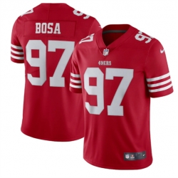 Men San Francisco 49ers 97 Nike Bosa 2022 New Scarlet Vapor Untouchable Stitched Football Jersey