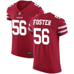 Nike 49ers #56 Reuben Foster Red Team Color Mens Stitched NFL Vapor Untouchable Elite Jersey