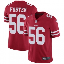 Nike 49ers #56 Reuben Foster Red Team Color Mens Stitched NFL Vapor Untouchable Limited Jersey