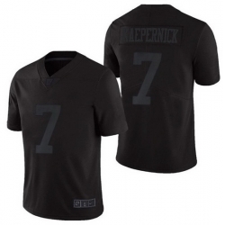 Nike 49ers 7 Colin Kaepernick All Black Vapor Untouchable Limited Jersey